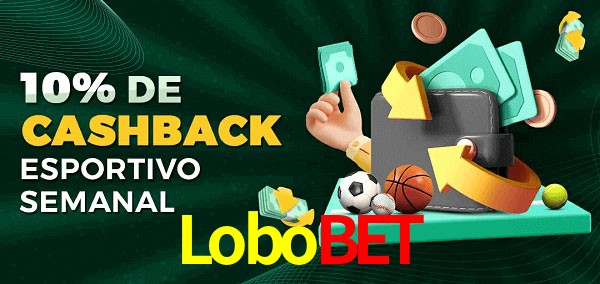 10% de bônus de cashback na Lobobet